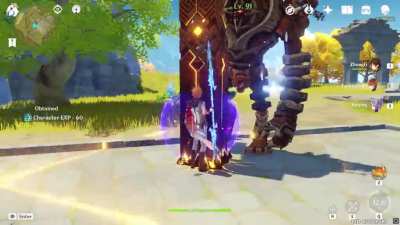 "No option to turn off Burst animation? Fine, i will do it myself" - Zhongli