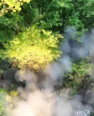 Drone operators use small fragmentation munitions to damage Russian equipment in the Kharkiv region, a mortar, ammunition and supplies were damaged, set on fire and destroyed. "Peaky Blinders" group. May 25, 2024