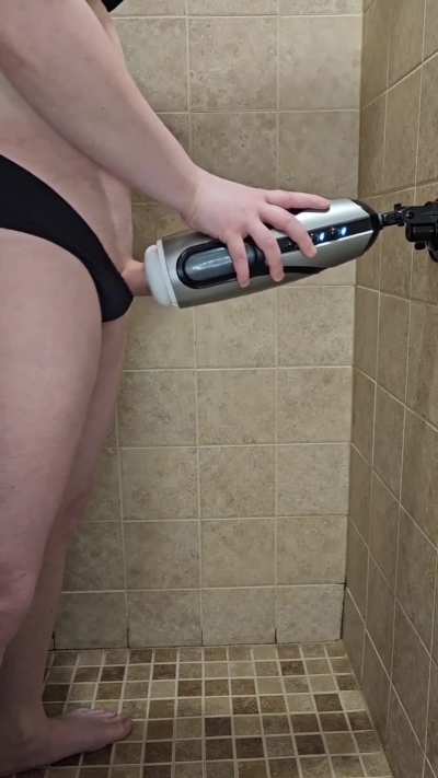 I like to do some fun things before shower