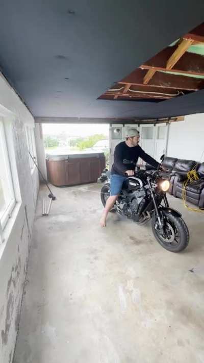 Just a guy being a dude about moving heavy stuff (OC)