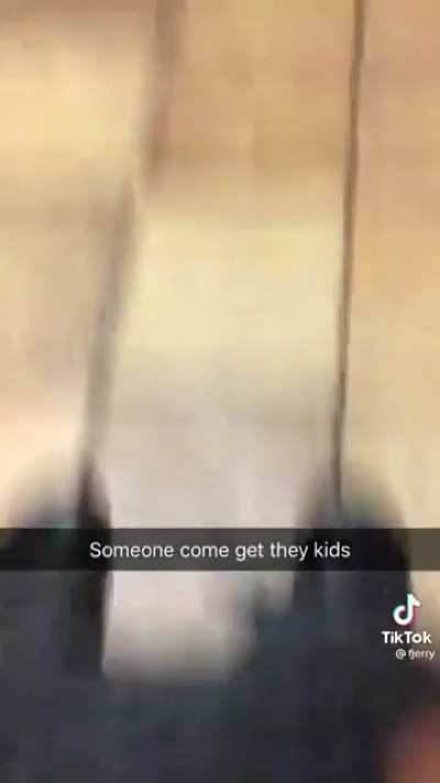 Someone’s kid makes going to the bathroom a bit complicated
