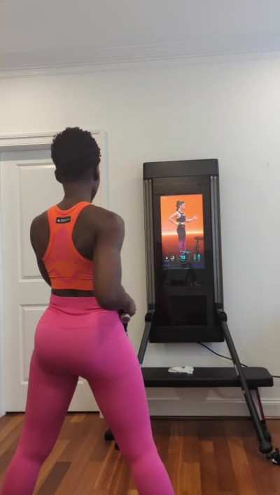 Lupita Working Out