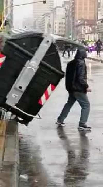 Guy gets trashed