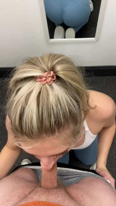 Gave a much older man a blow job after the gym!