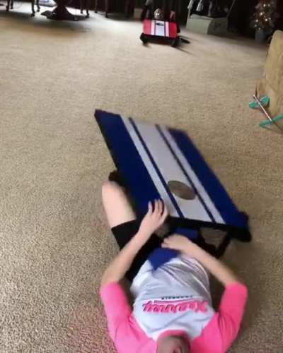 HMPT after I Play a Game of Cornhole