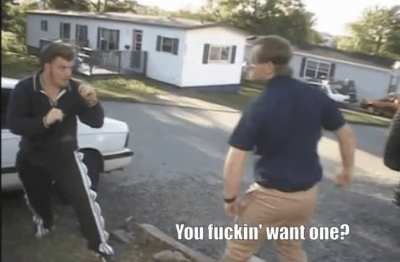 Bubbles, frig off and get off my property!