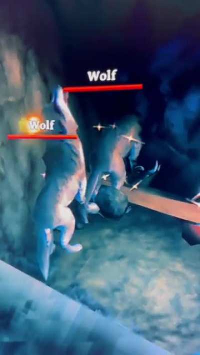 Wolves struggle with self control