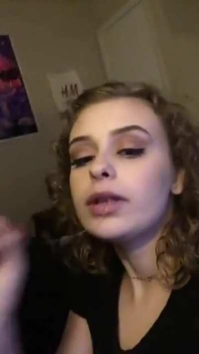 White girl sucks her man's black cock