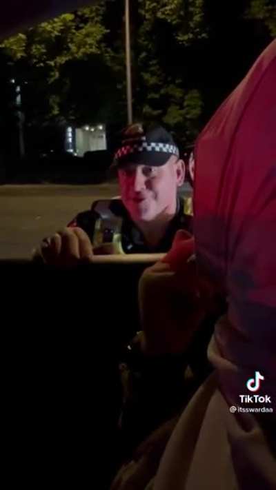 Australian police officer pulls over a Muslim woman for a random breath test on New Year&rsquo;s Eve.. Thoughts on what he says?