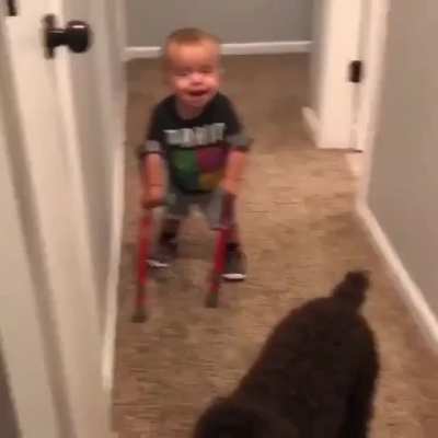 "Look, Maggie. I&rsquo;m walking, Maggie.&rdquo;