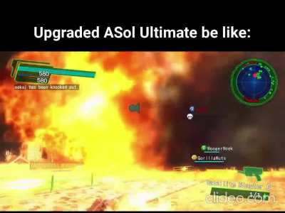 "What is the blast range of ASol Ultimate?"