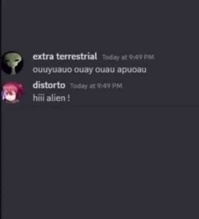 Hiii aliennn