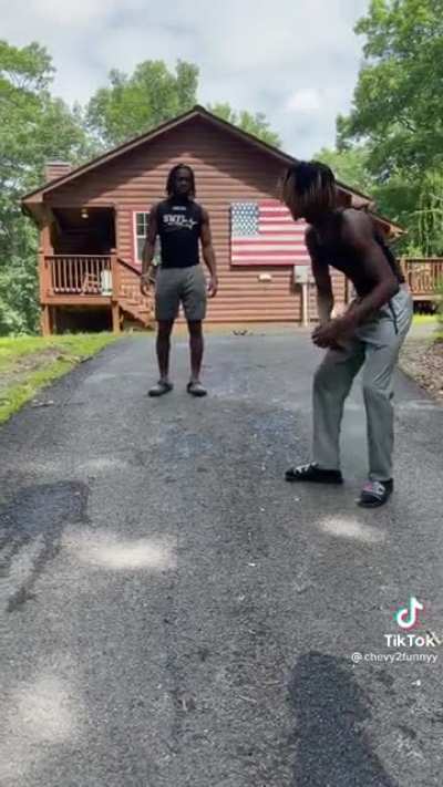 Walking downhill