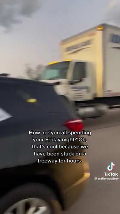 Walter doesn&rsquo;t like being stuck in traffic