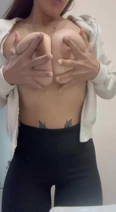 Perfectly stacked with my all natural DD's