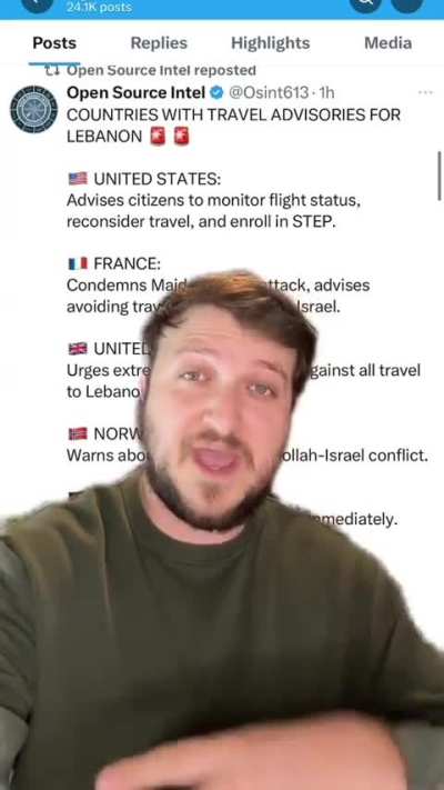 So not they want Lebanon.. 
