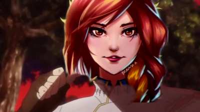 when furia gets a kill :"