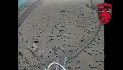 Russian observation drone shot down by kamikaze drone of the reconnaissance unit of the 68th Jaeger Brigade "Oleksa Dovbush". Donetsk region, published August 1, 2024