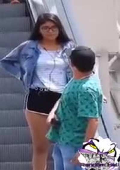 Meeting your idol in public.