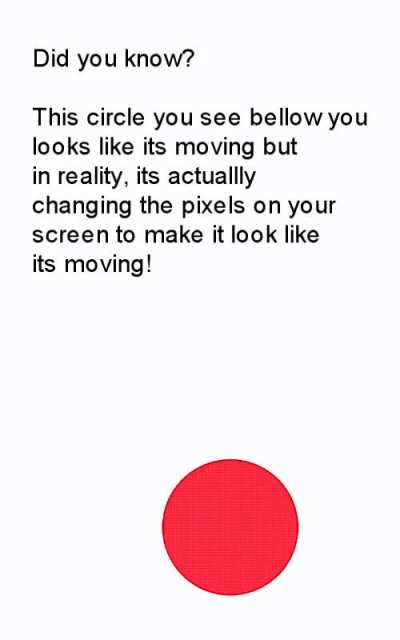 What an amazing illusion!