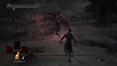 Defeating Gael every day until I go Hollow. (Day 72: Dark Hand)