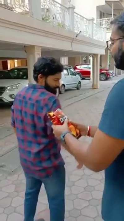 Fake charity video by influencers be like....