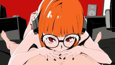 Futaba taking it all in [Persona 5]