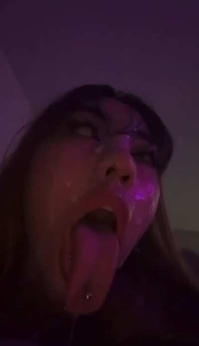 Cum bucket bitch