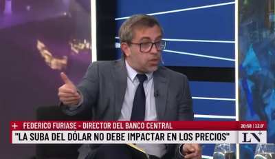 Director del BCRA “El dólar puede subir o bajar, pero sin emisión no hay traslado automático a precios. Hoy no hay convalidación monetaria ni lógica de remarcar por las dudas. Cambió la macro y también debe cambiar el chip. Más competencia, menos inflació