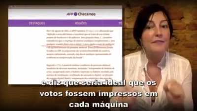 Jornalista Paula Schmitt, agora sobre o nosso sistema de vota&ccedil;&atilde;o
