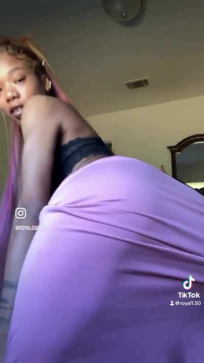 Skinny girls 🍑s always looks bigger in skirts and I&rsquo;m not complaining🤤🤤🤤