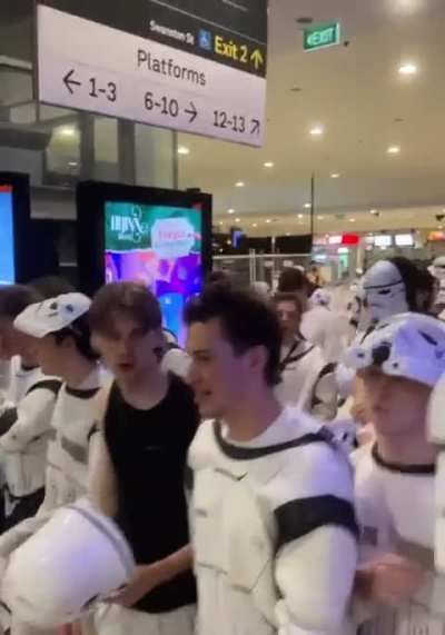 Stormtroopers invade Flinders St
