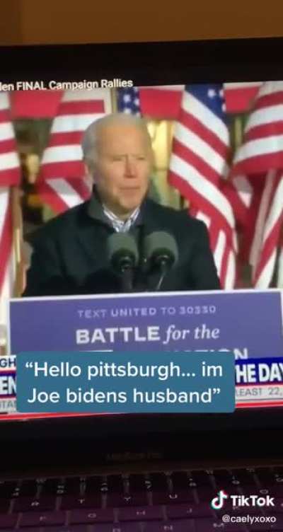 I&rsquo;m joe Biden&rsquo;s husband