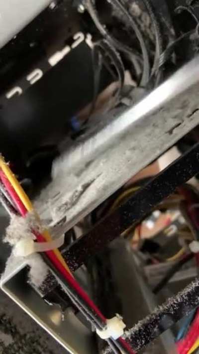 Five years of service and never cleaned