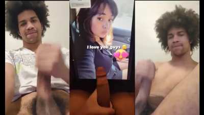 jerking my fat cock to cute mexican girl babecock x jerk tribute