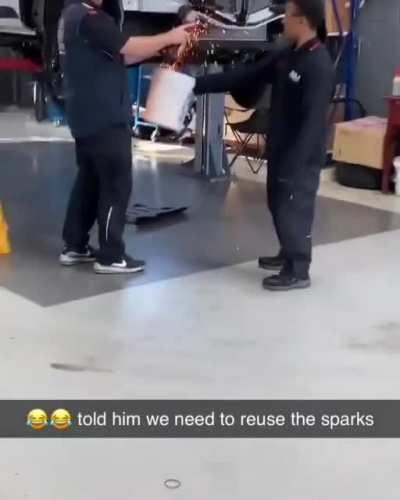&ldquo;Reuse the sparks&rdquo;