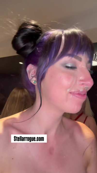 Facial at a “hoe”tel party?