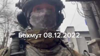 An update from one of the defenders of Bakhmut on the operational situation