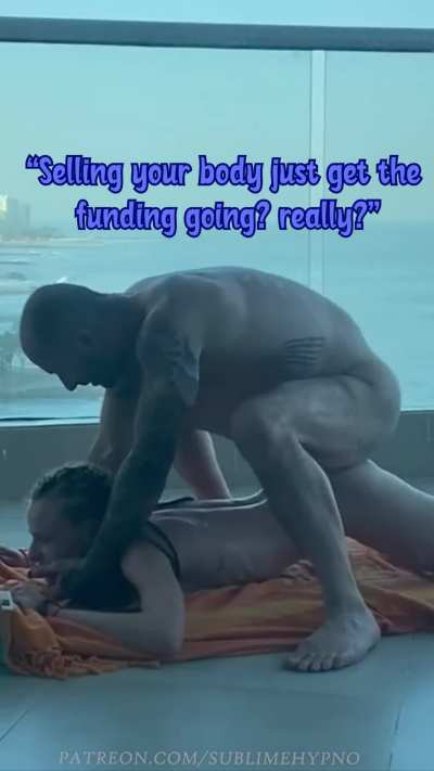 getting pounded on the floor by a rich man's cock. get's your clitty tingling, doesn't it? ;)