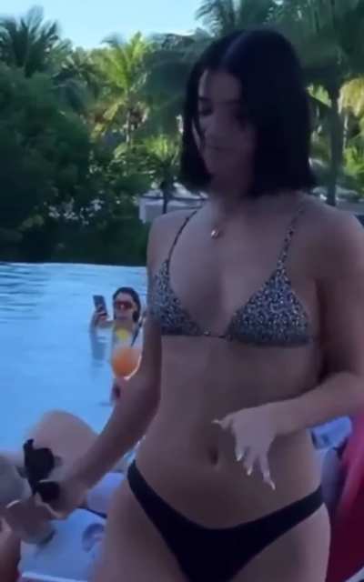 Charli bikini jiggles