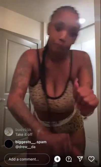 She went live