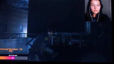 Sasha Zotova (Jill&rsquo;s face model for RE3) meets Mr. X for the first time!
