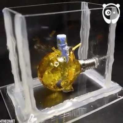 How to freeze a "Bullet In Time" with resin