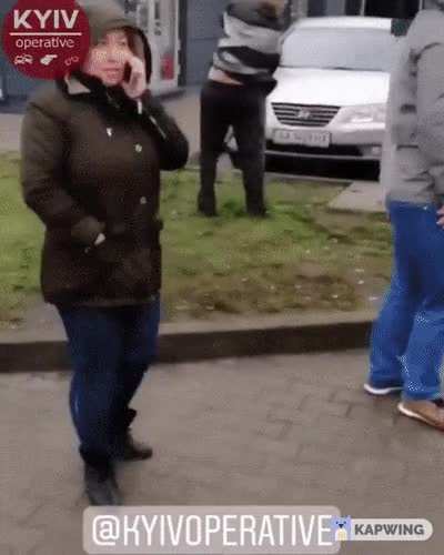 Drunk driver waiting for the police