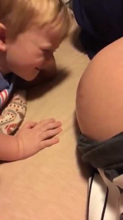 Kid suddenly isn&rsquo;t so sure he wants to be an older brother