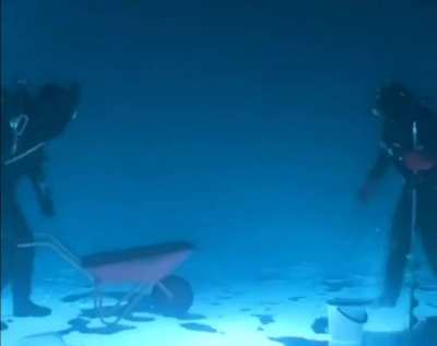 diving