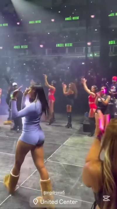 Angel reese at Wild N Out