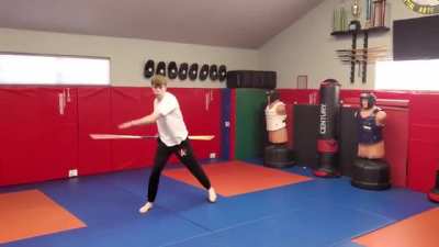 Noah Fort is a 16 year old Bo Staff world champion master.