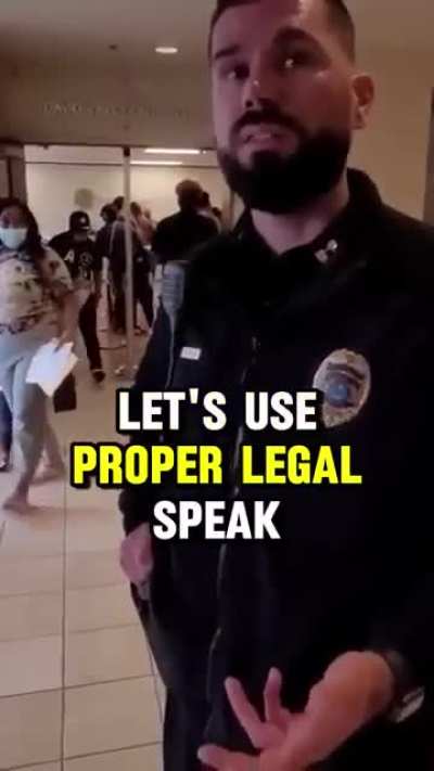 Rent-a-Cop Thinks He Knows The Law!