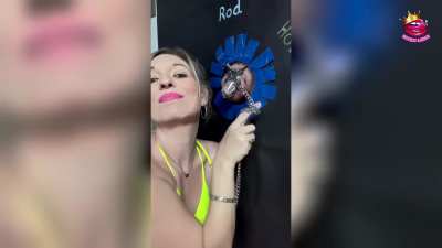 My locked sub pushed himself through the hole expecting pleasure. I turned it into a teasing little chastity trap instead. A few strokes, a leash attached to the window , and no unlock at all. Locked boys do love disappointment. Who else needs that kind o